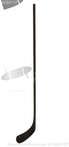 Image of Ice hockey stick on white background