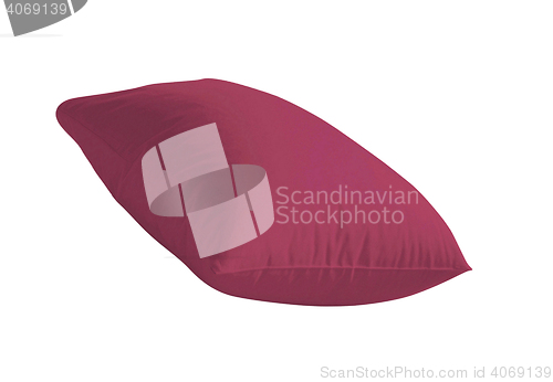 Image of Red Pillow isolated 