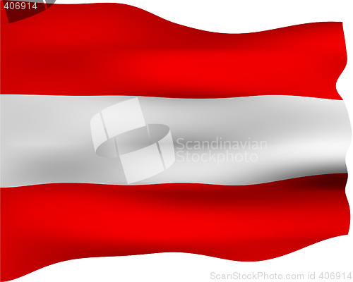 Image of 3D Flag of Austria
