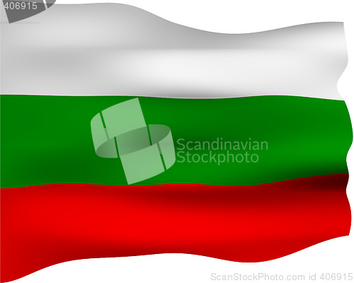 Image of 3D Flag of Bulgaria