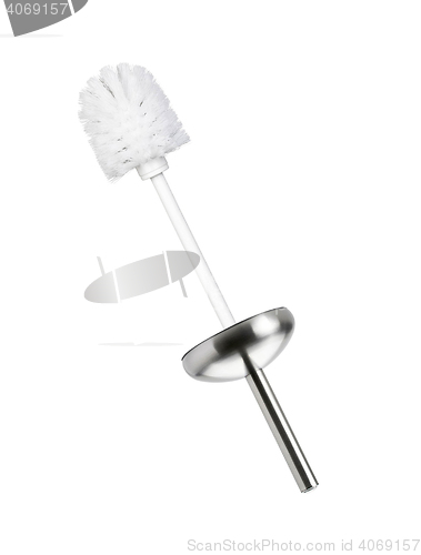 Image of Toilet brush isolated on white