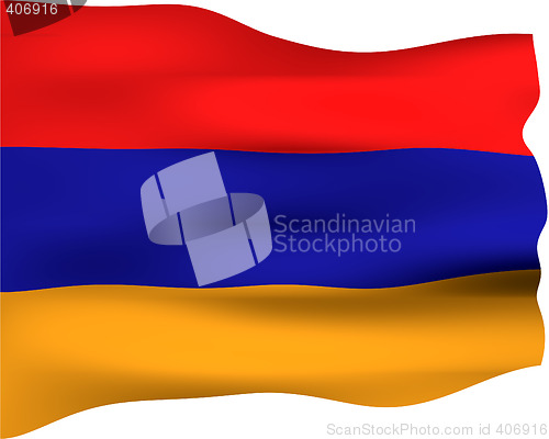 Image of 3D Flag of Armenia