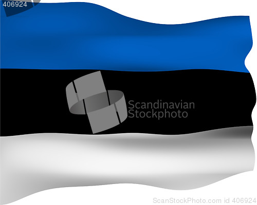 Image of 3D Flag of Estonia