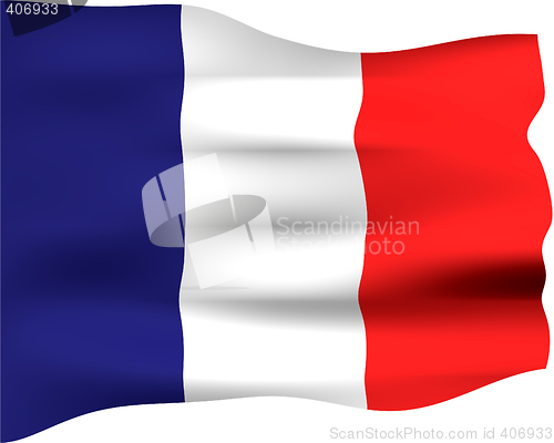 Image of 3D Flag of France