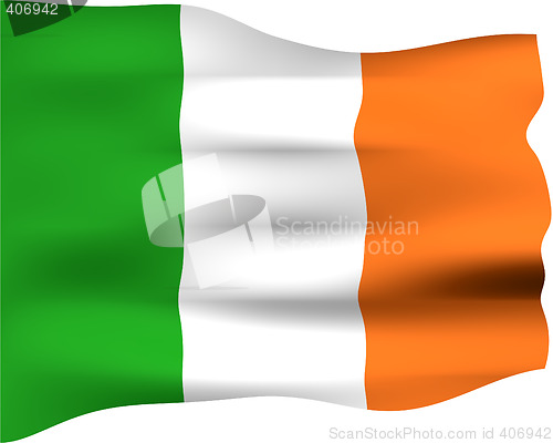 Image of 3D Flag of Ireland