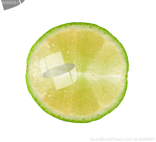 Image of slice of fresh lime