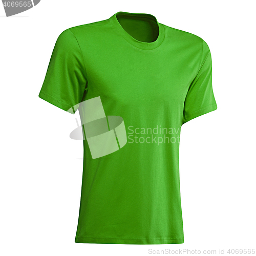 Image of Green tshirt isolated