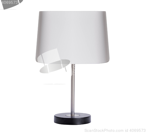 Image of table lamp isolated on white