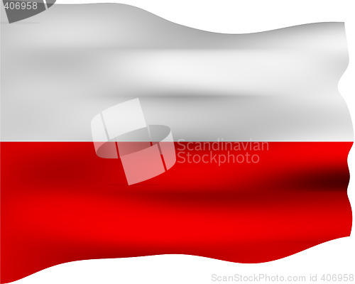 Image of 3D Flag of Poland