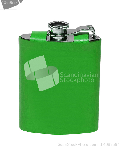 Image of old flask for alcohol 