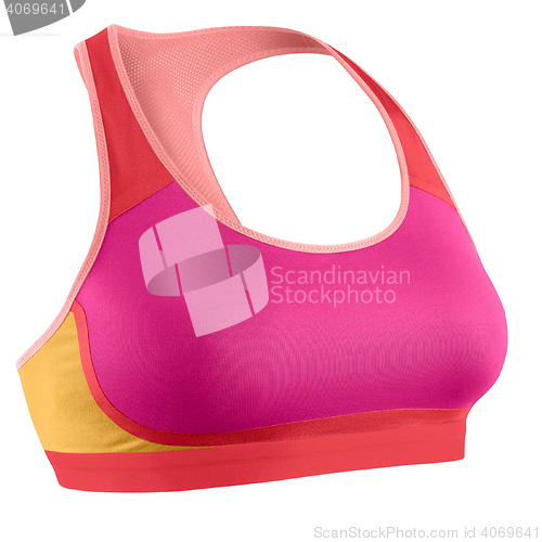 Image of women\'s sports bra isolated 