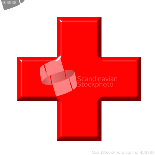 Image of 3D Red Cross