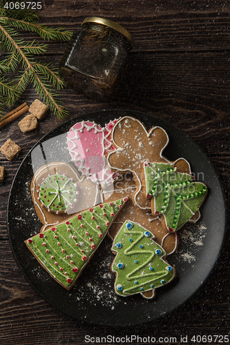 Image of New year homemade gingerbread
