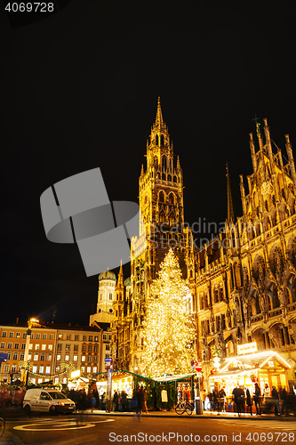 Image of Overview of Marienplatz in Munich