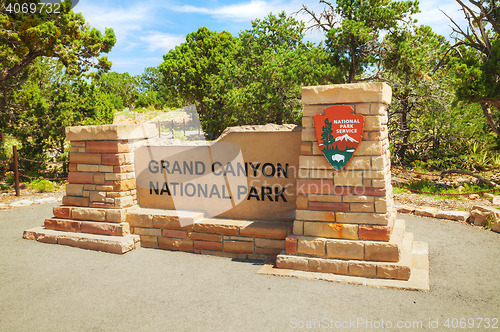 Image of Entrance to the Grand Canyon National Park