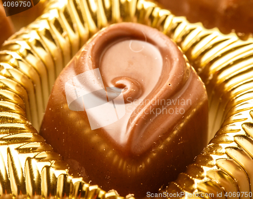 Image of Chocolate sweets close up