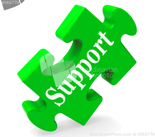 Image of Support Shows Help Advice And Assistance