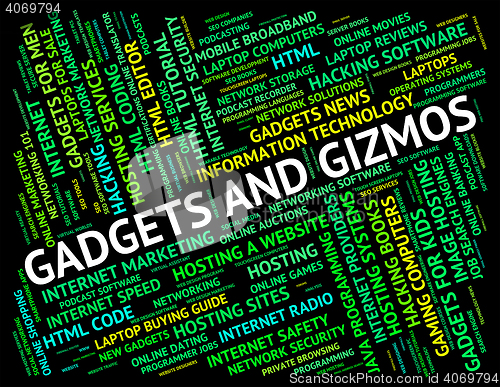 Image of Gadgets And Gizmos Represents Mod Con And Tools