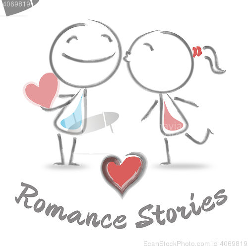 Image of Romance Stories Shows Find Love And Affection