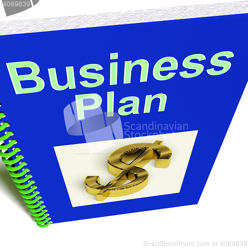 Image of Business Plan Shows Management Strategy