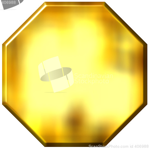 Image of 3D Golden Sign