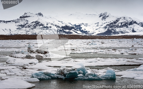 Image of Icebergs at glacier lagoon 