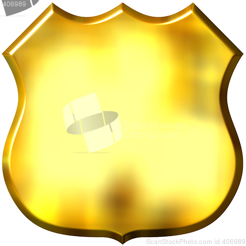 Image of 3D Golden Sign