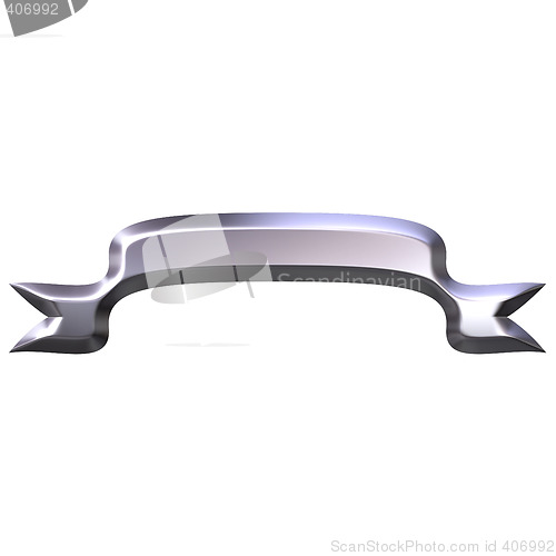 Image of 3D Silver Banner