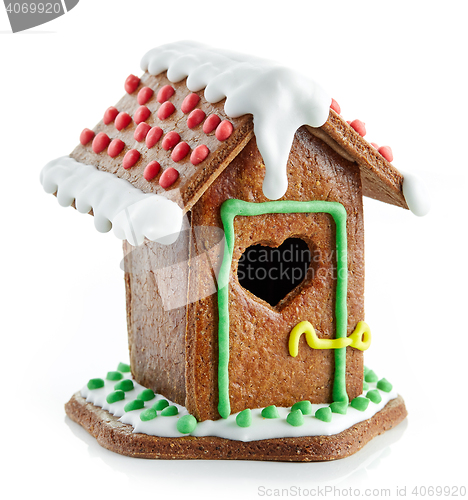 Image of decorative gingerbread house