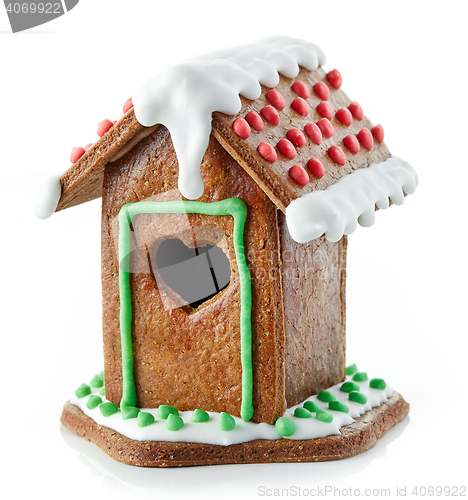 Image of decorative gingerbread house