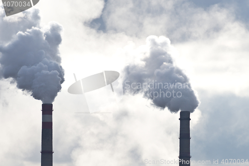 Image of smoking chimney