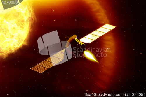 Image of mission to the sun