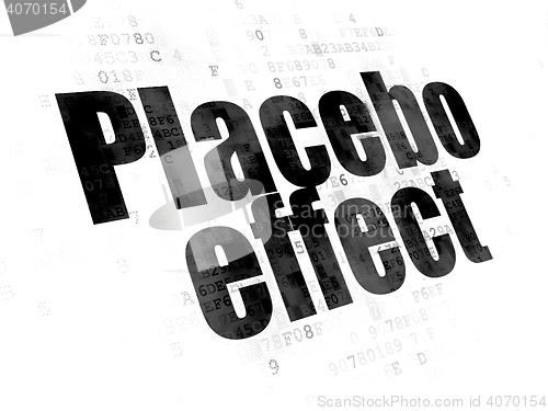 Image of Medicine concept: Placebo Effect on Digital background