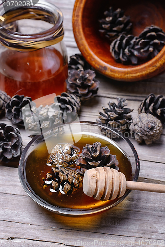 Image of jam from the young fir cones