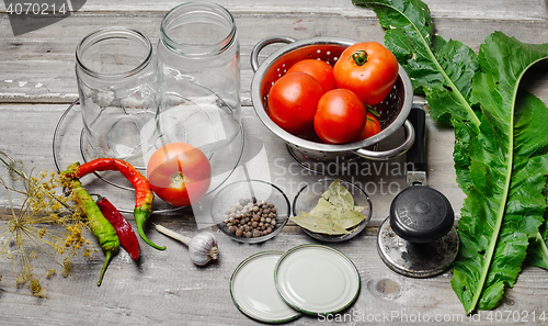 Image of Marinating harvest tomatoes