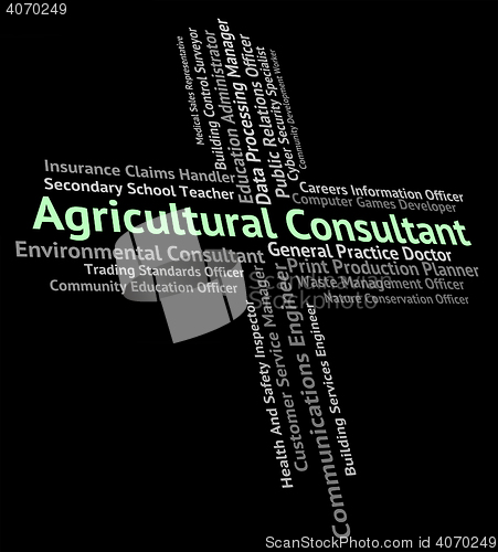 Image of Agricultural Consultant Means Counsellor Consultation And Guide