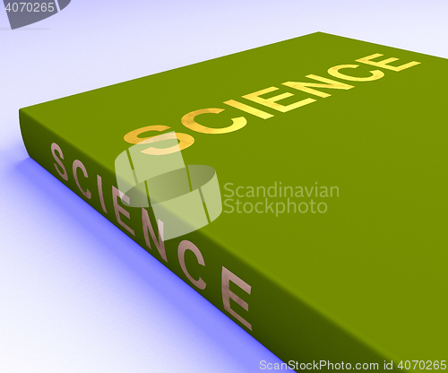 Image of Science Book Shows Education And Learning
