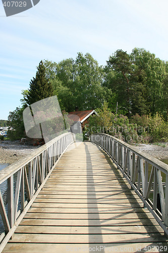 Image of Bridge to a small island