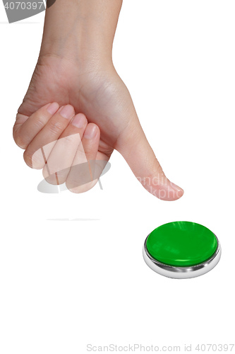 Image of Pressing green button