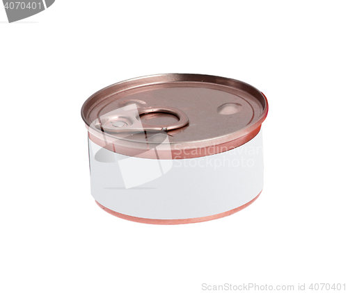 Image of Can on white background