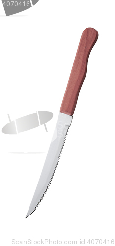 Image of knife on white background