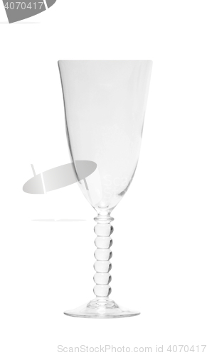 Image of empty champagne glass