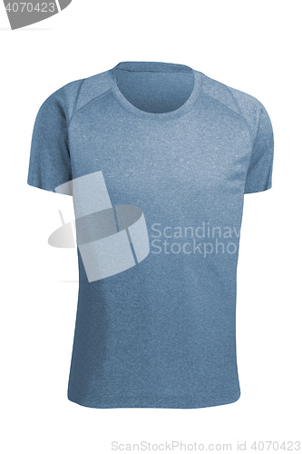 Image of blue tshirt isolated