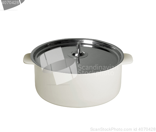 Image of Steel pan isolated
