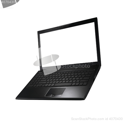 Image of laptop on white background