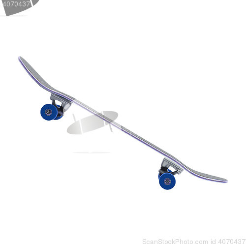 Image of skateboard on a white background