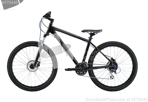 Image of bike isolated on white