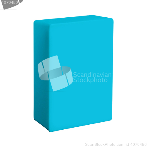 Image of Blue box isolated