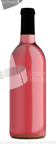 Image of rose wine bottle