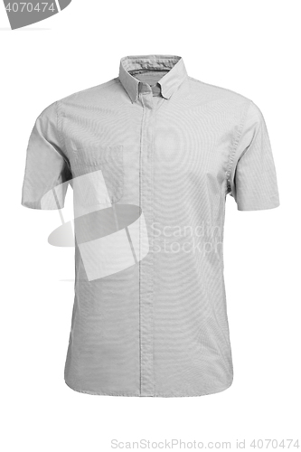 Image of white shirt with sleeves